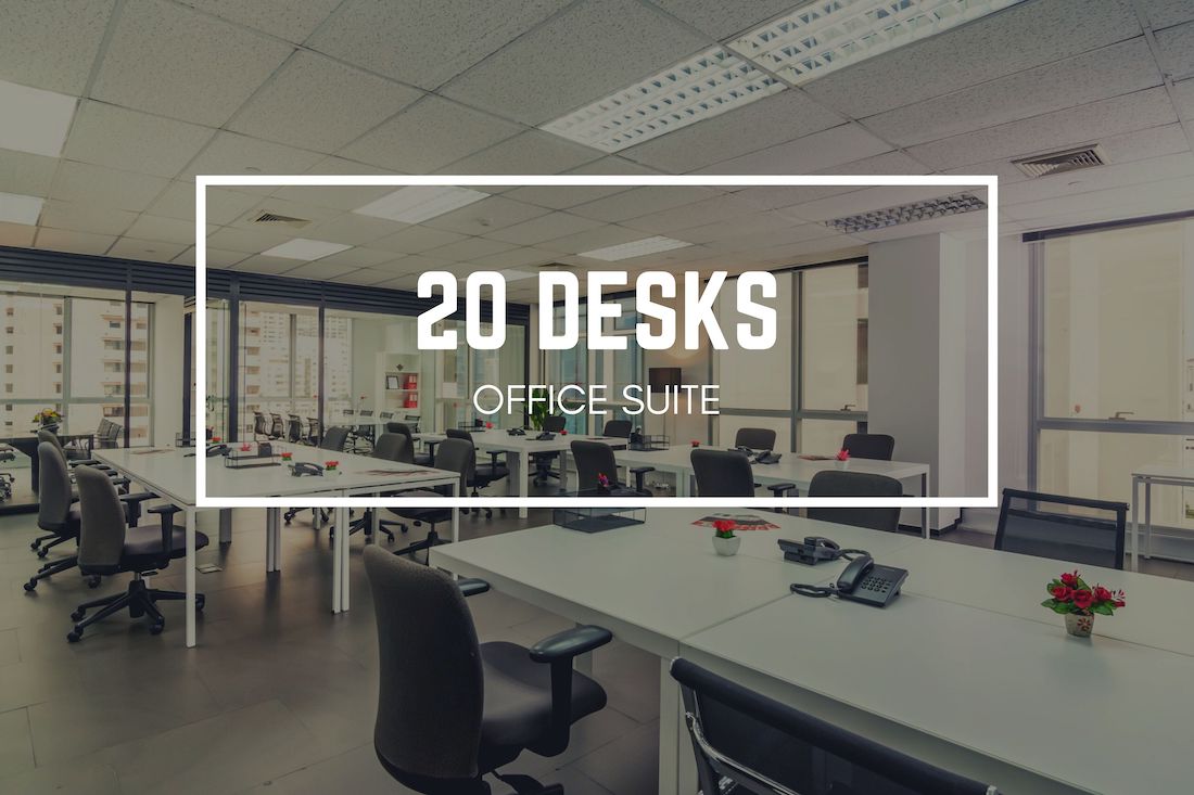 Antares Bangkok 20 desks office suite
