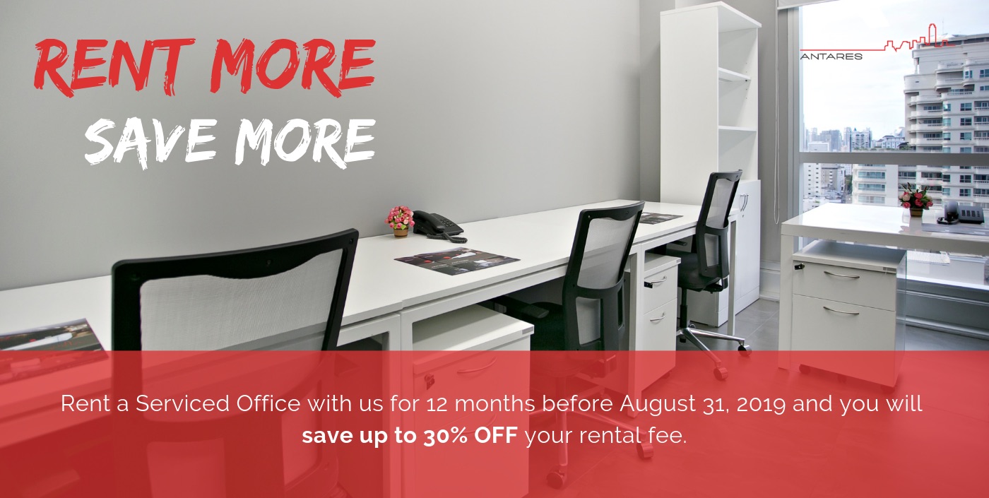 August Bangkok Office Promotion Antares Offices